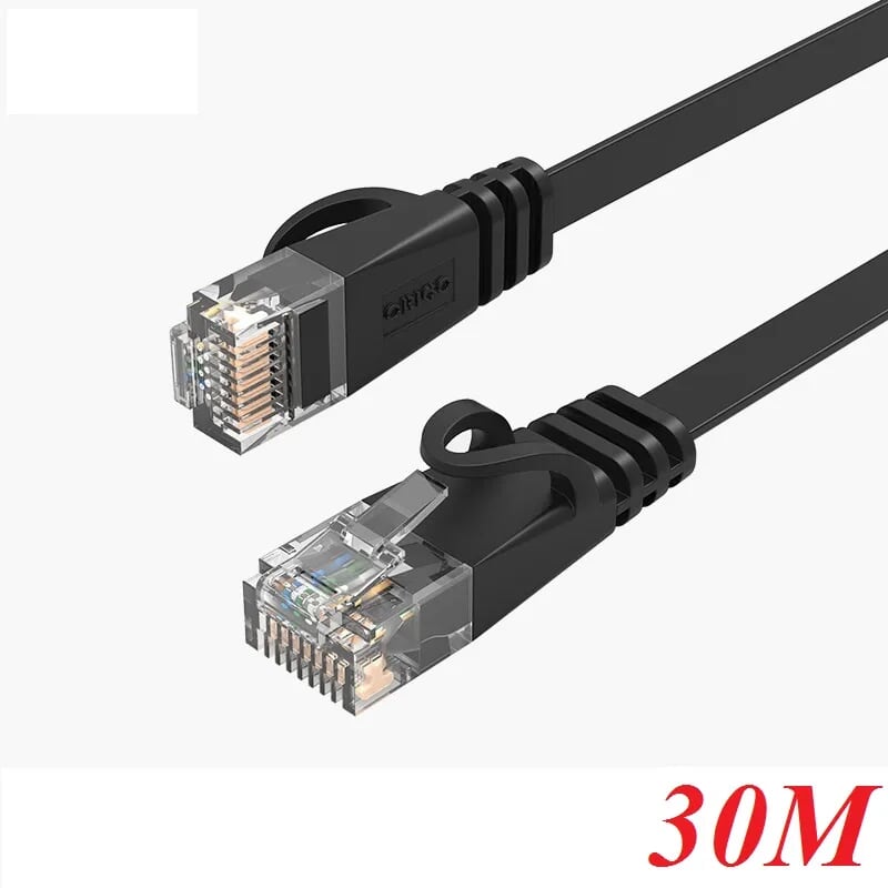 Orico PUG-C6B-300-BK 30M Cáp mạng CAT6 Dây dẹp Đen 96603