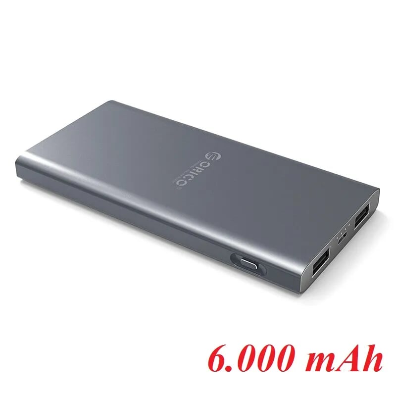 Orico M6000 6.000mAh Pin sạc dự phòng Màu Xám - 96446