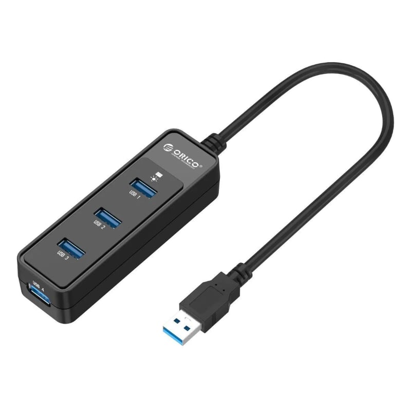 Orico W5PH4-U3-V1-BK Bộ Chia Cáp Dài 0.3M Usb Hub 4 Cổng Usb 3.0 - 95662