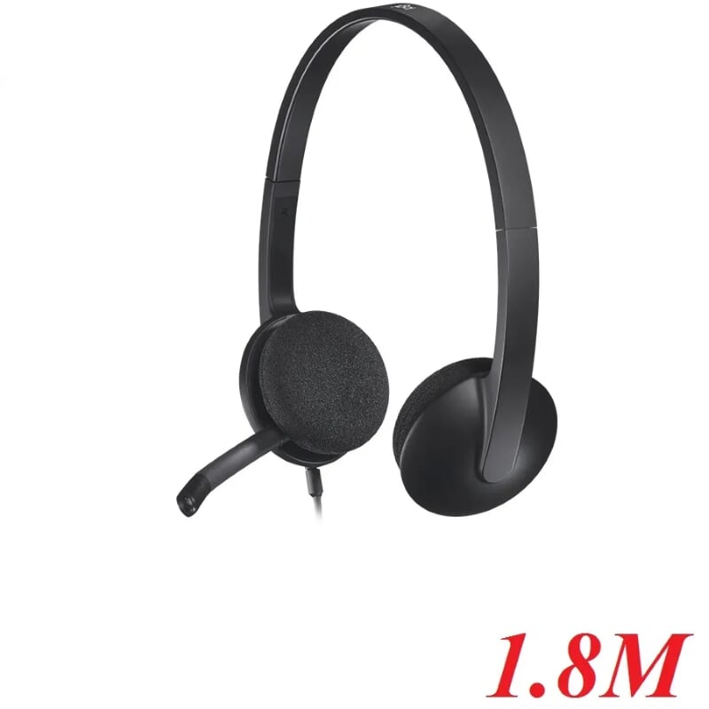 Logitech H340 tai nghe vi tính giắc cắm usb 1.8m 95256