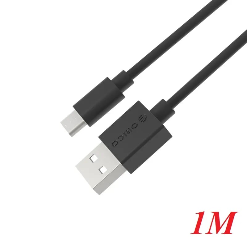 Orico ECU-10-BK Cáp sạc 1m type c điện thoại Android USB 2.0 màu bạc - 97893