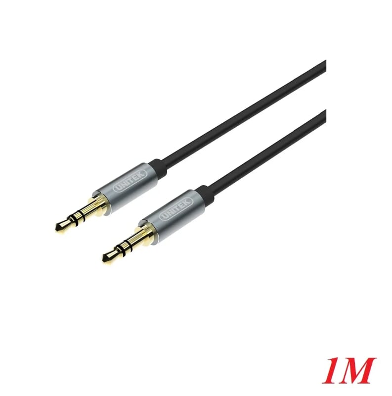 Unitek 95711 Y-C926ABK 1M Màu Đen Cáp âm thanh 2 đầu 3.5mm