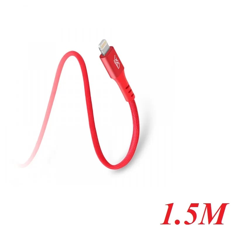 INNOSTYLE D_ICL150_ RED 1.5M RED Cáp Sạc Nhanh Innostyle Duraflex 18w usb type c To Lightning Mfi Iphone Ipad Ipod 97059