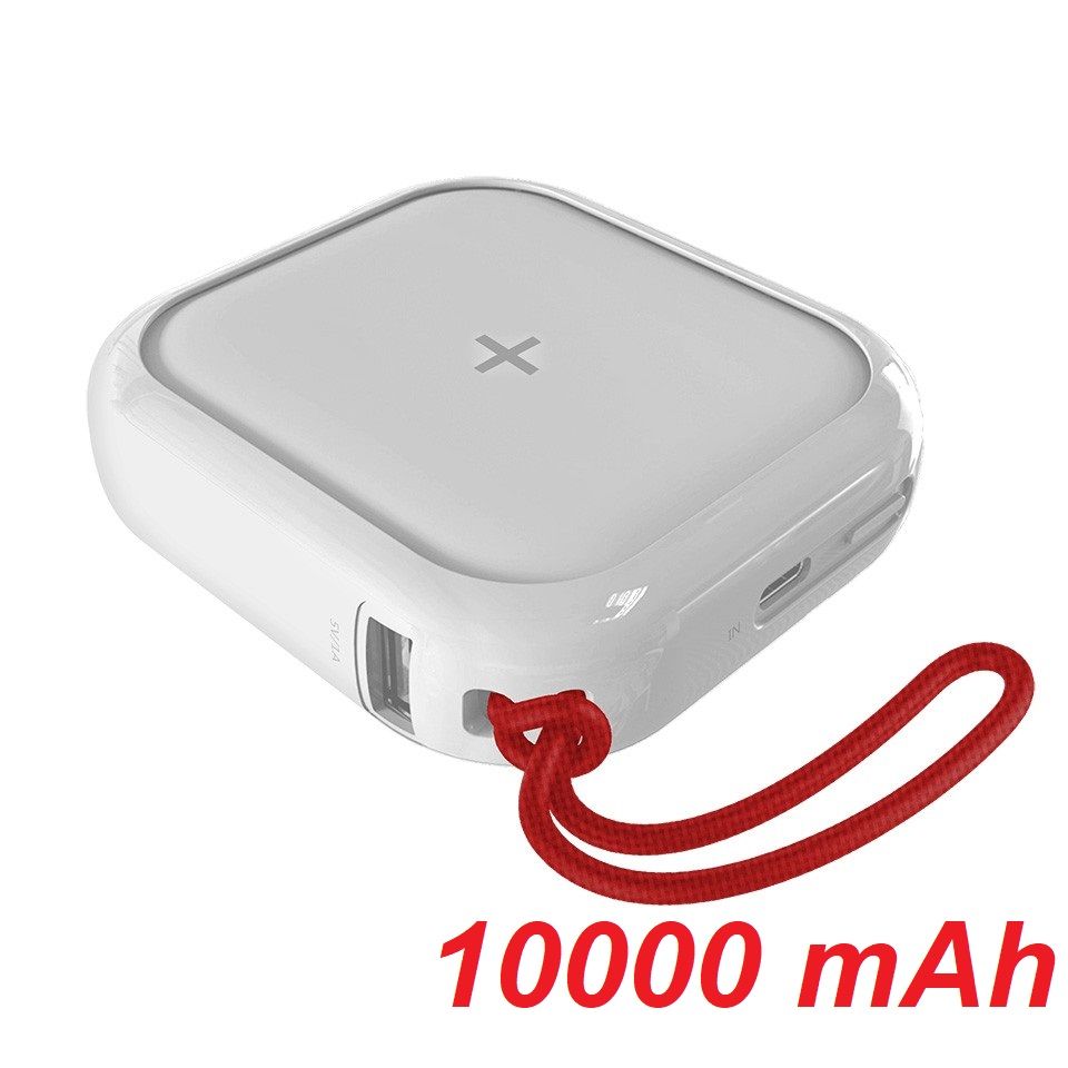 Mipow SPX01W-WT Sạc dự phòng không dây Cube X10000+ White ( SPX01W-WT ) G