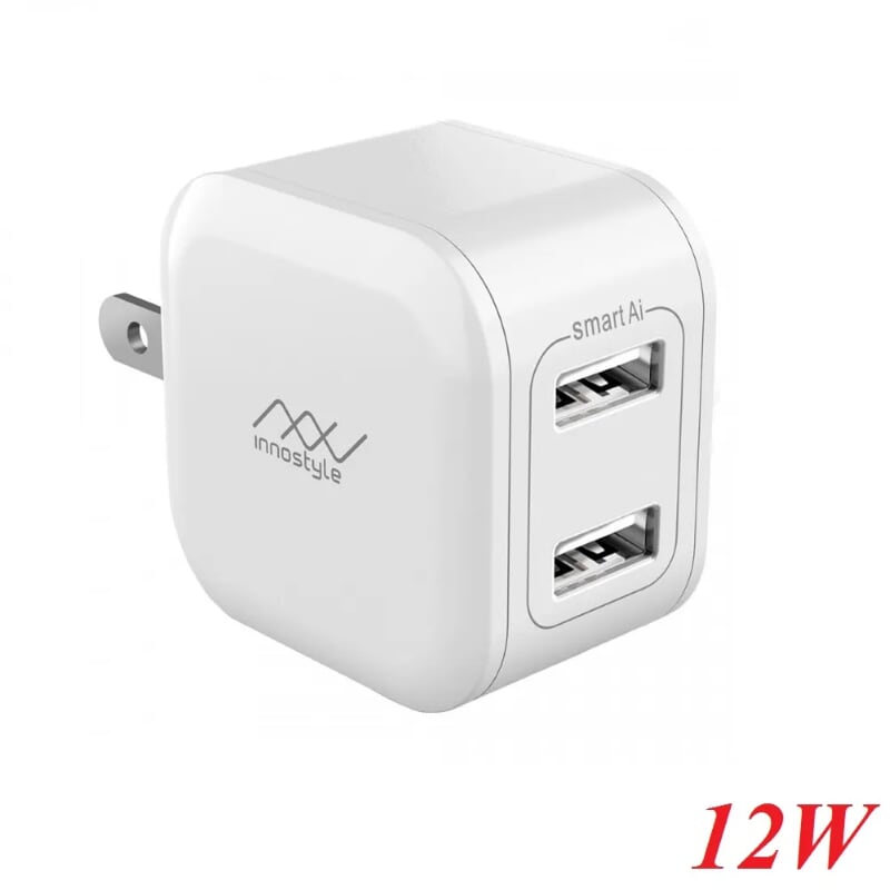 INNOSTYLE IC12SA 12w Màu Trắng Sạc Nhanh Innostyle Minigo 2 Usb A Smart Ai Charging 98565