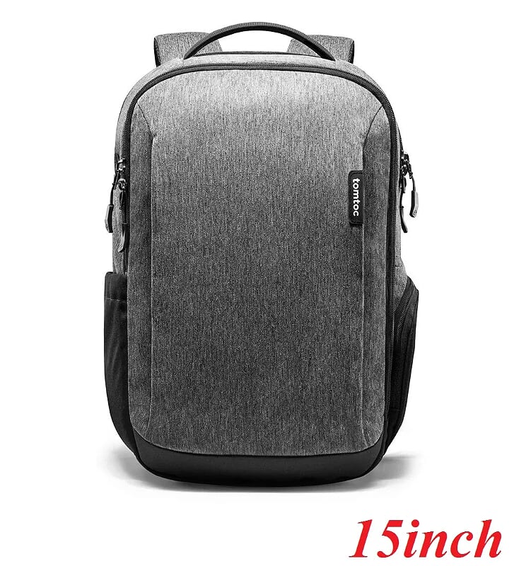 Tomtoc A79-E01G BALO TOMTOC WATERPROOF SCHOOL FOR ULTRABOOK 15″ GRAY ( A79-E01G ) G