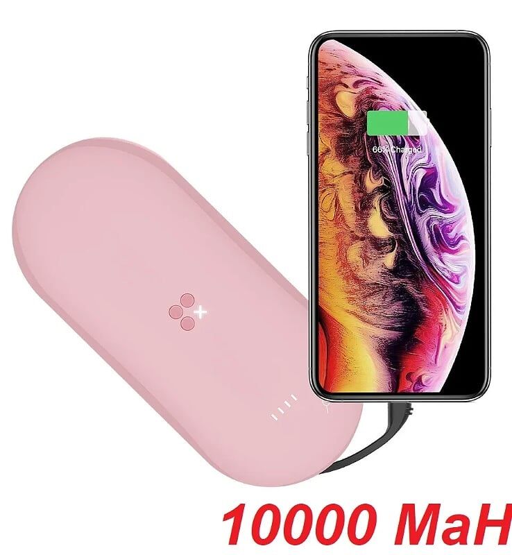Mipow SPQ09-PD- LK Sạc dự phòng power cube X3 10000 Lightning cable Pink ( SPQ09-PD-LK ) G