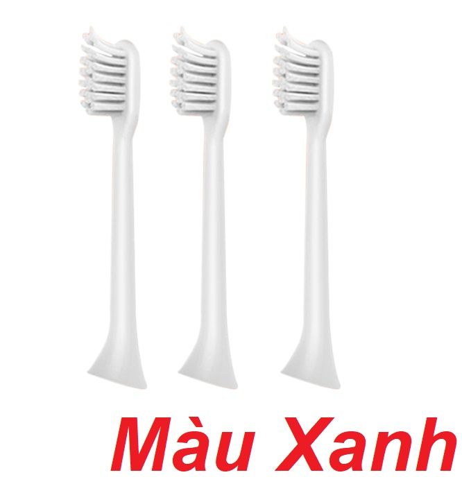 Mipow CI-200-B Bộ 3 đầu bàn chải điện FDA USA Dark Blue ( CI-200-B ) G
