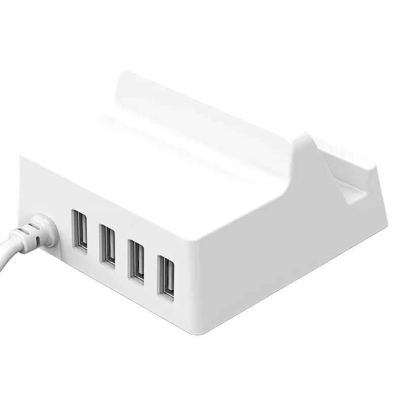 Orico CHK-4U-WH Sạc Điện Thoại 20W Usb 4 Cổng 2.4A Kiêm Giá Đỡ Điện Thoại - 96032