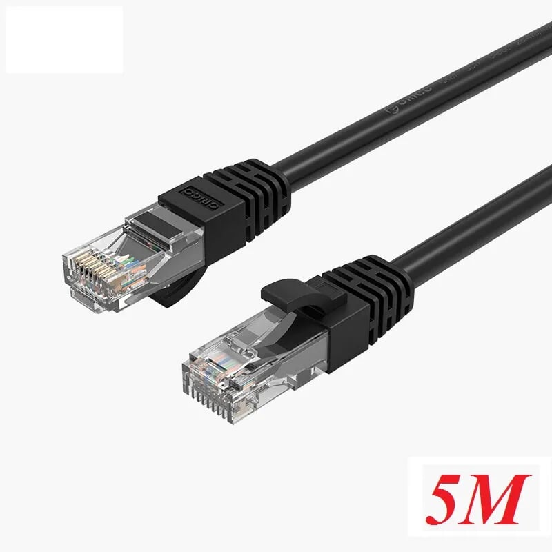 Orico PUG-C6-50-BK Cáp mạng 5m CAT 6 gigabit màu đen - 95702