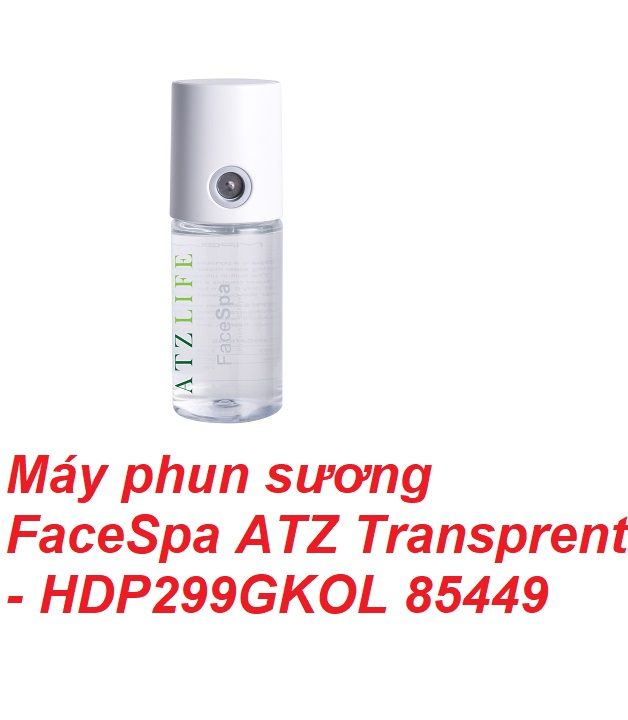 Mipow HDP299-TP Máy phun sương FaceSpa ATZ Transprent - HDP299G