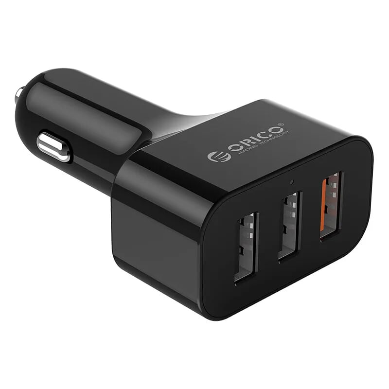 Orico UCH-Q3-BK Sạc Usb 35W Trên Xe Ô Tô 3 Cổng Tích Hợp Qc 3.0 - 95448
