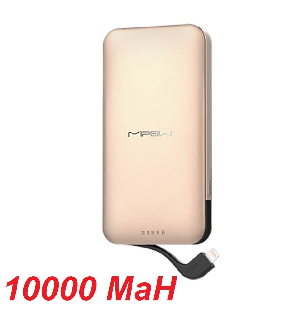 Mipow SPL10RG Sạc dự phòng Power cube 10000 Lightning cable ( Rose Gold ) ( SPL10-RG ) G