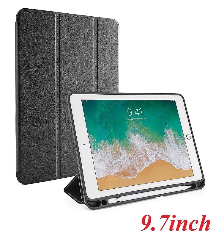 Tomtoc B02 - M02D Bao da TOMTOC Smart cover slim for ipad 9.7'' Black ( B02 - M02D ) G
