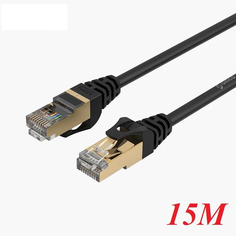 Orico PUG-C7-150-BK Cáp mạng 15m CAT 7 nhanh 10 gigabit màu đen - 95863