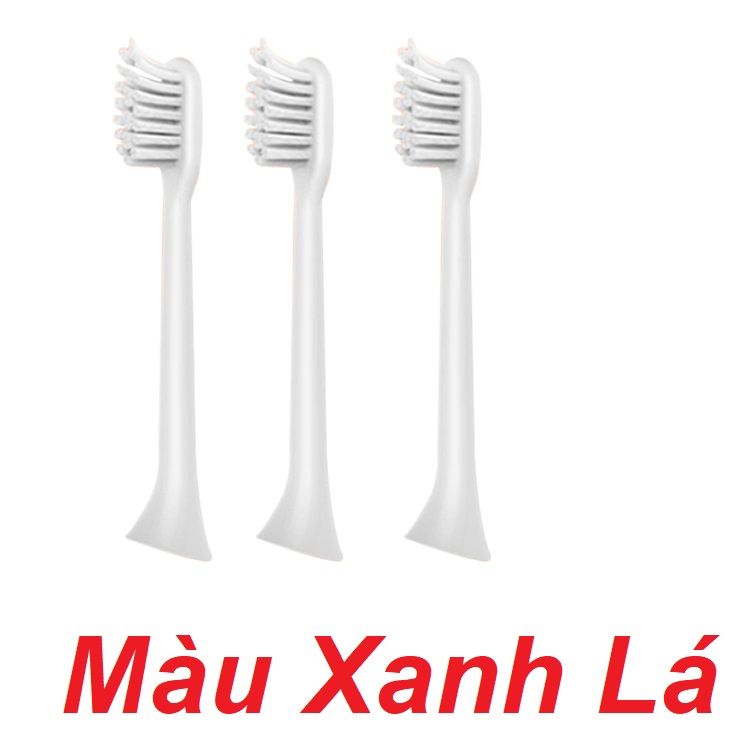 Mipow CI-200-E-LG Bộ 3 đầu bàn chải điện BOCALI light green ( CI200-E-LG ) G