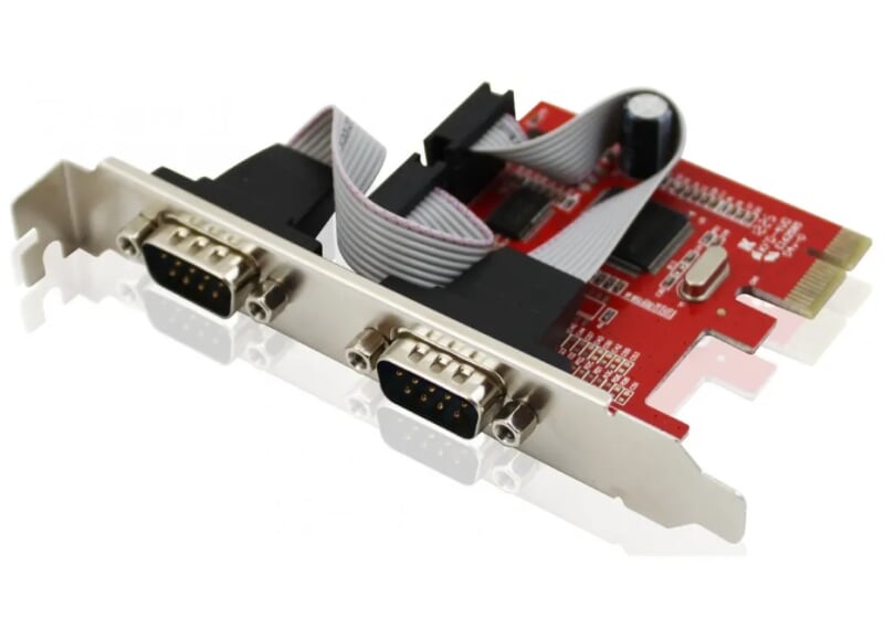 Unitek 96784 Y-7504 Card chuyển đổi Pci-e sang 2 cổng Com 9 chân