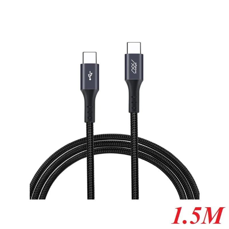 INNOSTYLE D_ICC150_ GR 1.5m Black Gray Cáp Innostyle Duraflex usb type c To usb type c Pd60w Ipad Pro 2018 Smartphone Tablet Mac Pro Laptop 95823