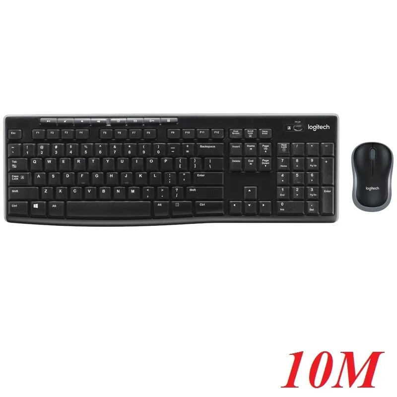 Logitech Mk270 bộ bàn phím chuột không dây 10m 98443