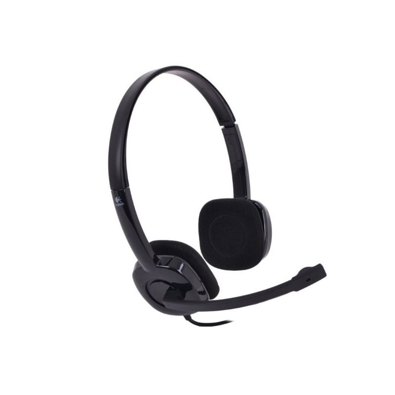 Logitech H150  màu đen tai nghe vi tính có hai giắc 3.5mm dài 1.8m 96280