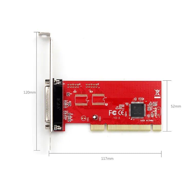 Unitek 98094 Y-7505 Card Chuyển đổi cổng Pci sang cổng Com 25 chân