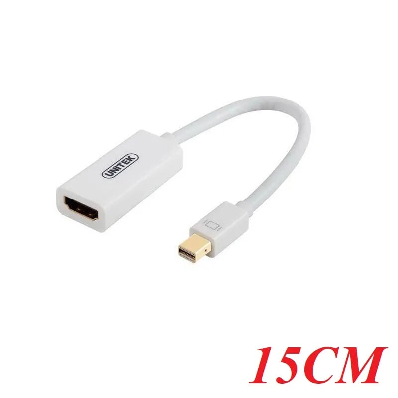 Unitek 96479 Y-6331 15CM Màu Trắng Cáp Mini Displayport sang Hdmi