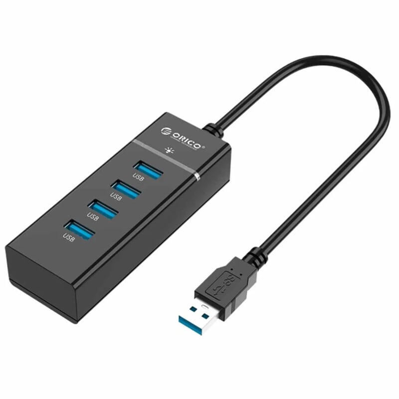 Orico W6PH4-U3-V2-BK Bộ Chia Cáp Dài 0.3M Usb Hub 4 Cổng Usb 3.0 - 96586