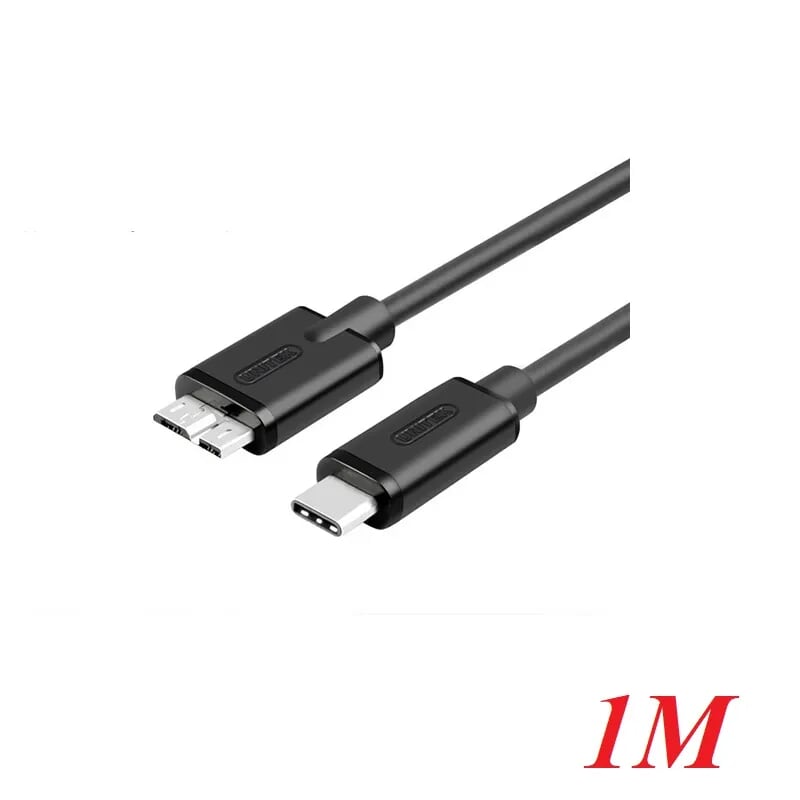 Unitek 98739 Y-C475BK 1M Cáp Màu Đen Type-C To Micro B