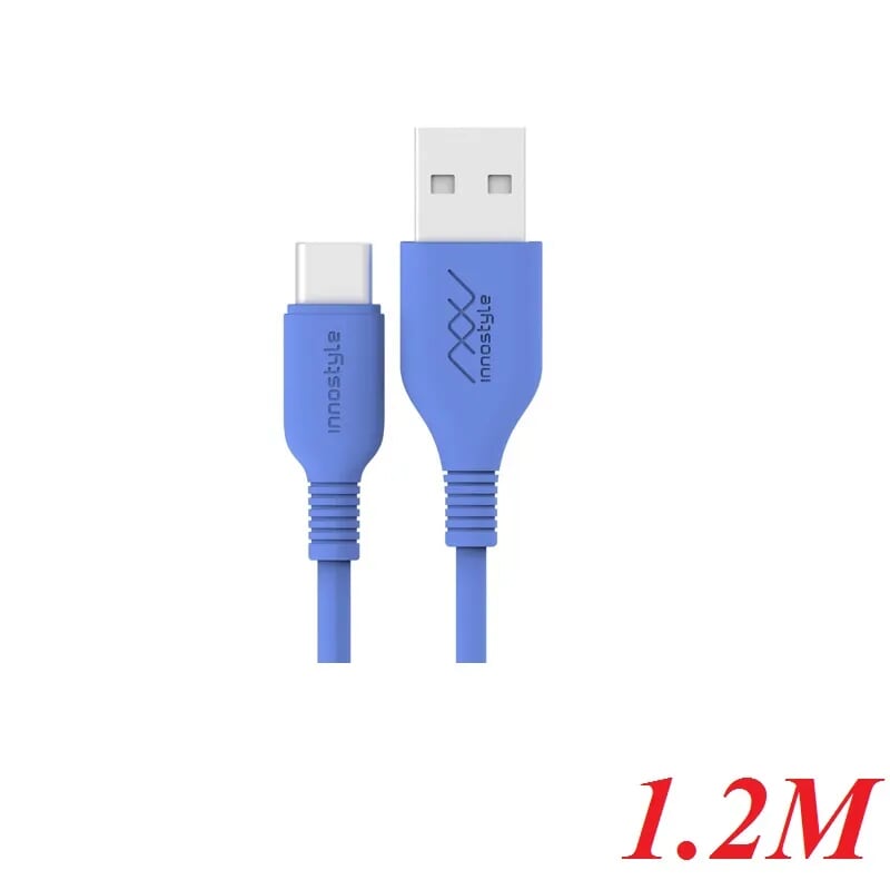 INNOSTYLE J_IAC120_tLBL 1.2M 15W Màu Xanh dương Cobalt Cáp Innostyle Jazzy Usb A To usb type c 96943