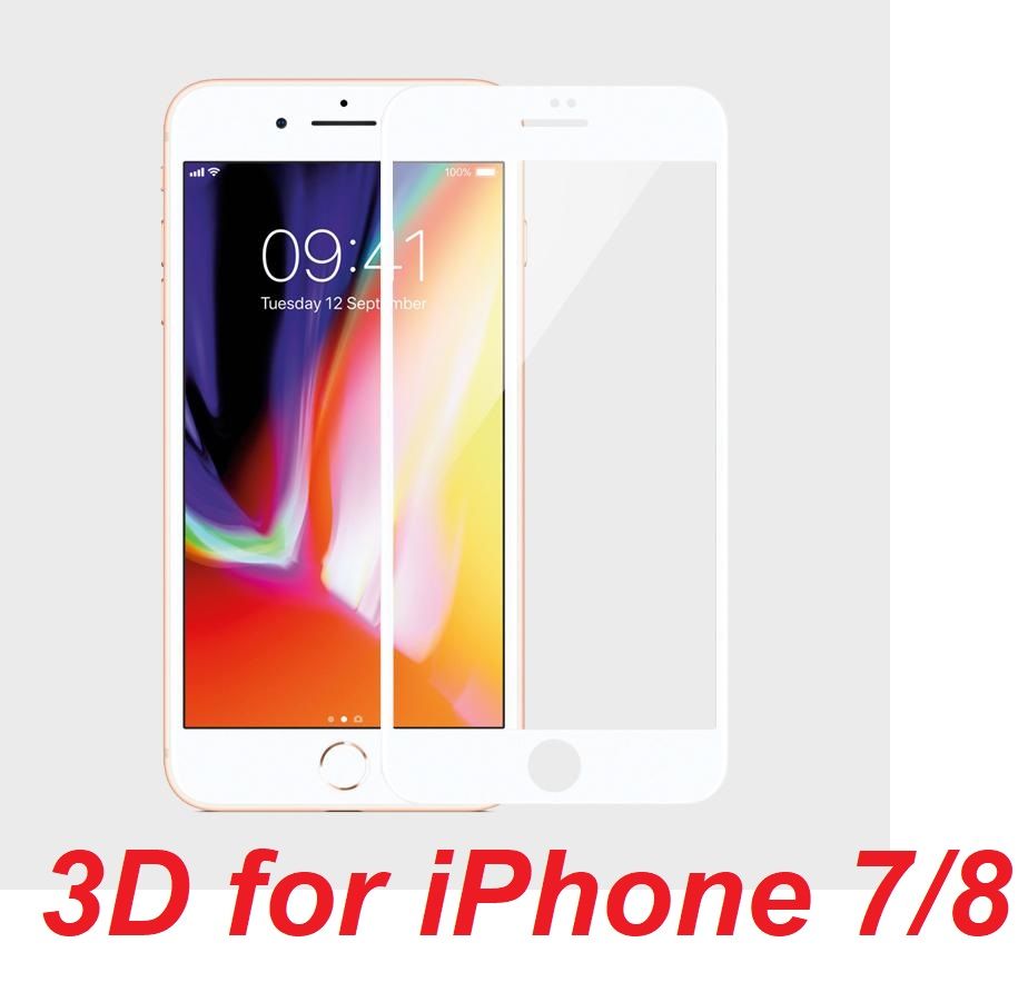 Mipow BJ11-WT Miếng dán cường lực Kingbull 3D for iPhone 7/8 White ( BJ11-WT ) G