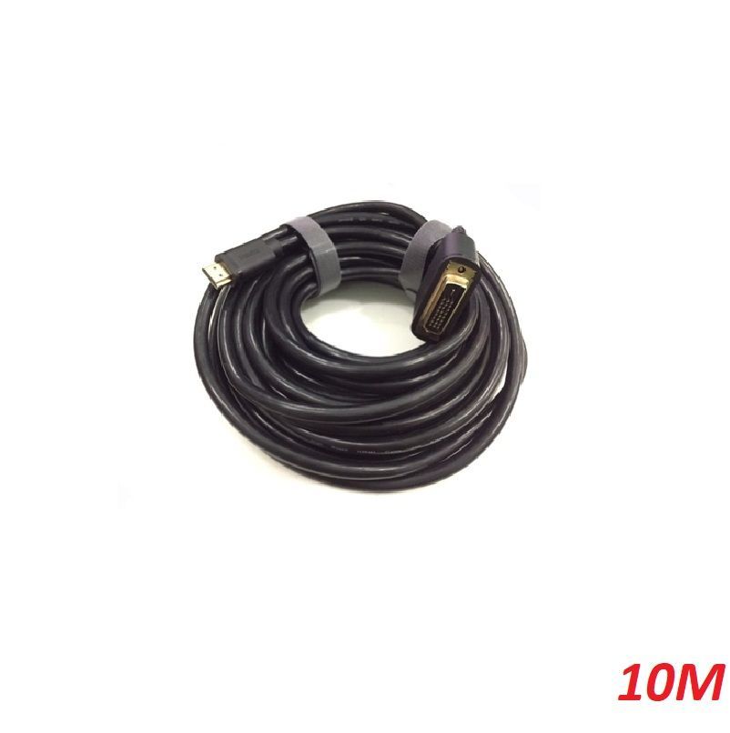 Unitek 28509 Y-C222E 10M Hdmi Ra Dvi 24+1 Cáp Chuyển Đổi Màu Đen