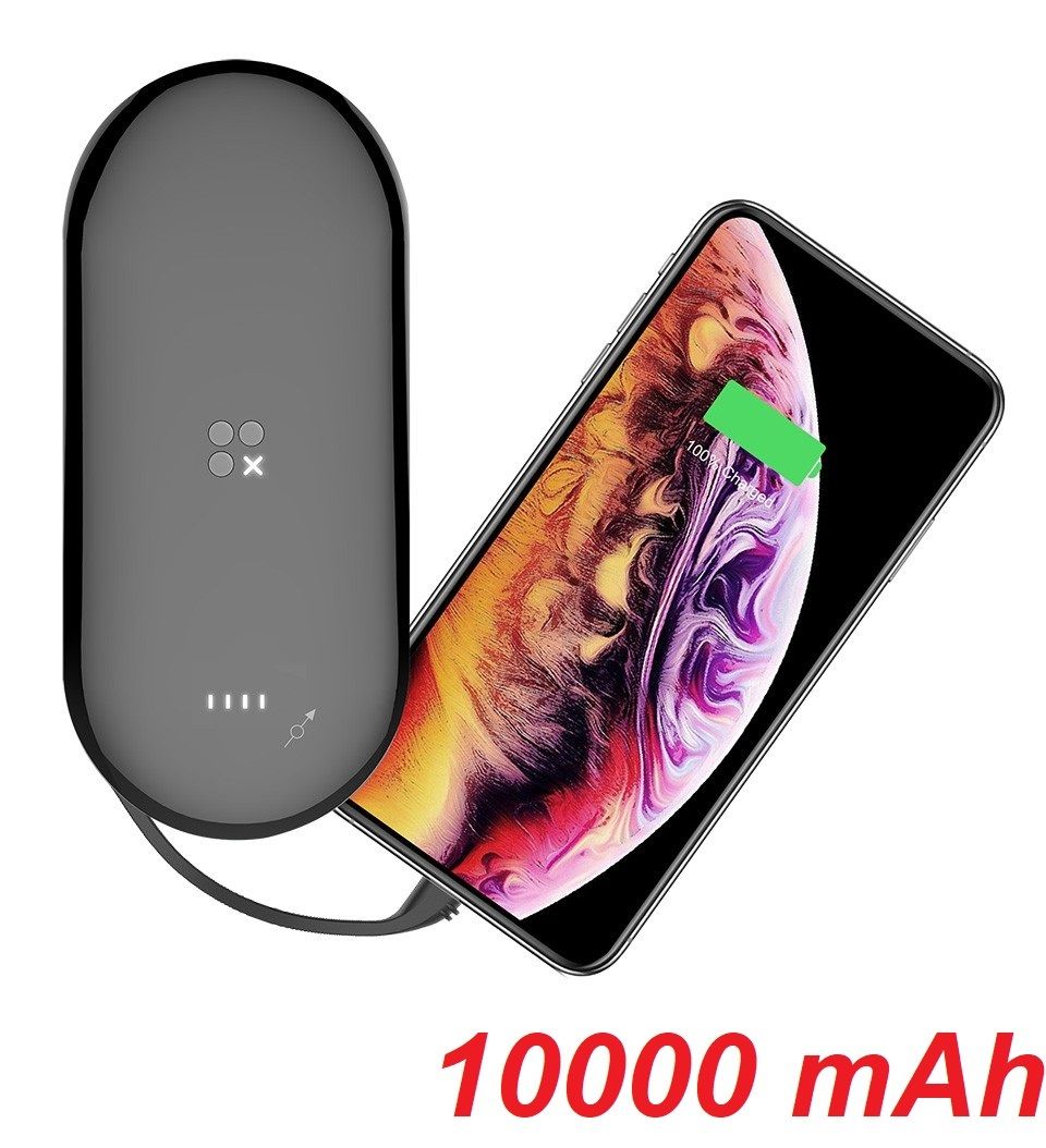 Mipow SPQ09- PD-BK Sạc dự phòng power cube X3 10000 Lightning cable Black ( SPQ09-PD-BK ) G