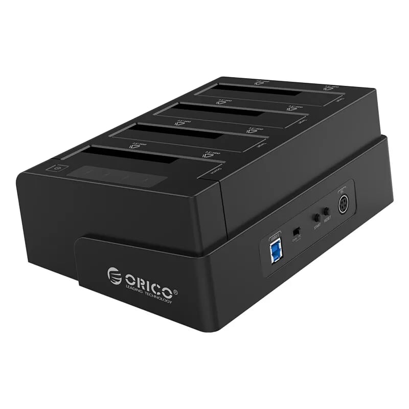 Orico 6648US3-C-V1-BK Đế Ổ Cứng Docking 4 Khe Cắm: 3.5