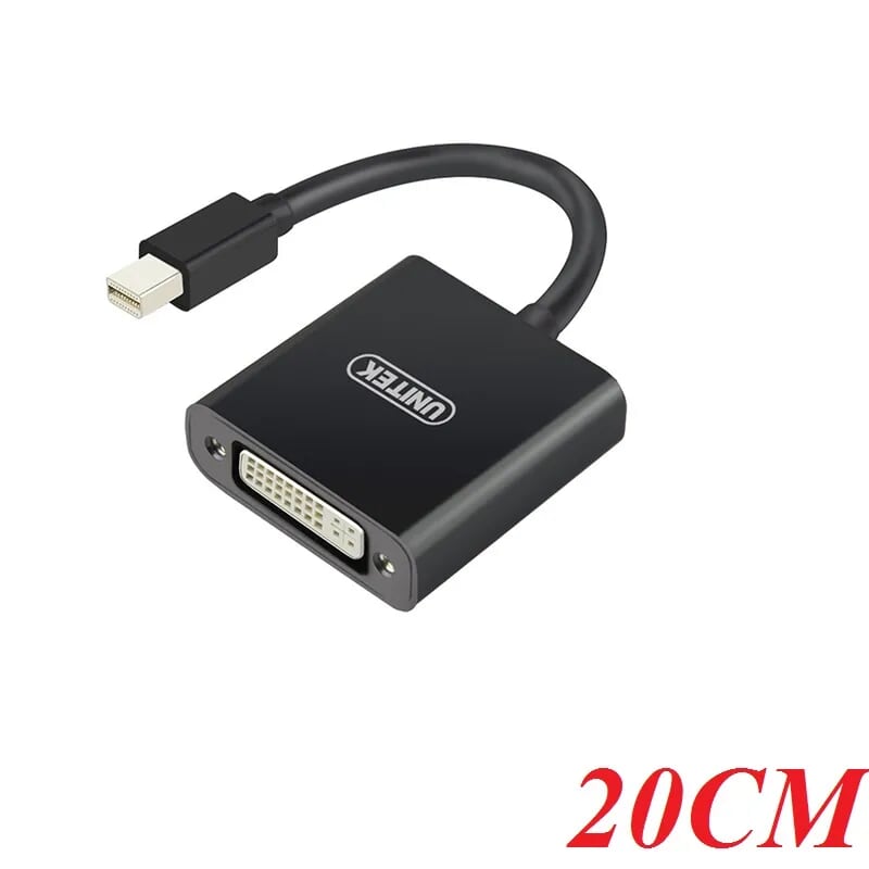 Unitek 95792 Y-6326BK 20CM Màu Đen Cáp chuyển Mini Displayport sang Dvi