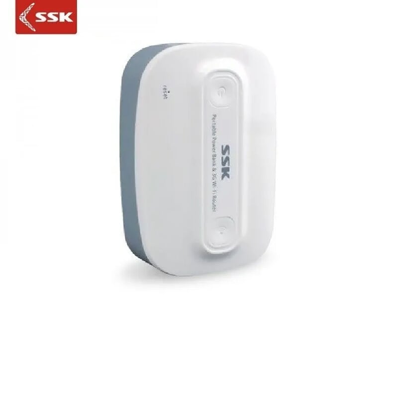 SSK SRBC-518 6600Mah Màu Trắng Pin sạc dự phòng kiêm phát 3G cho Smartphone 96968