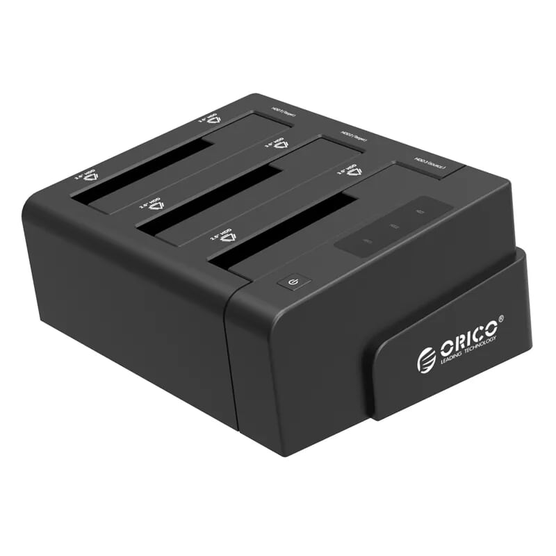 Orico 6638US3-C-V1-BK Đế Ổ Cứng Docking 3 Khe Cắm: 3.5