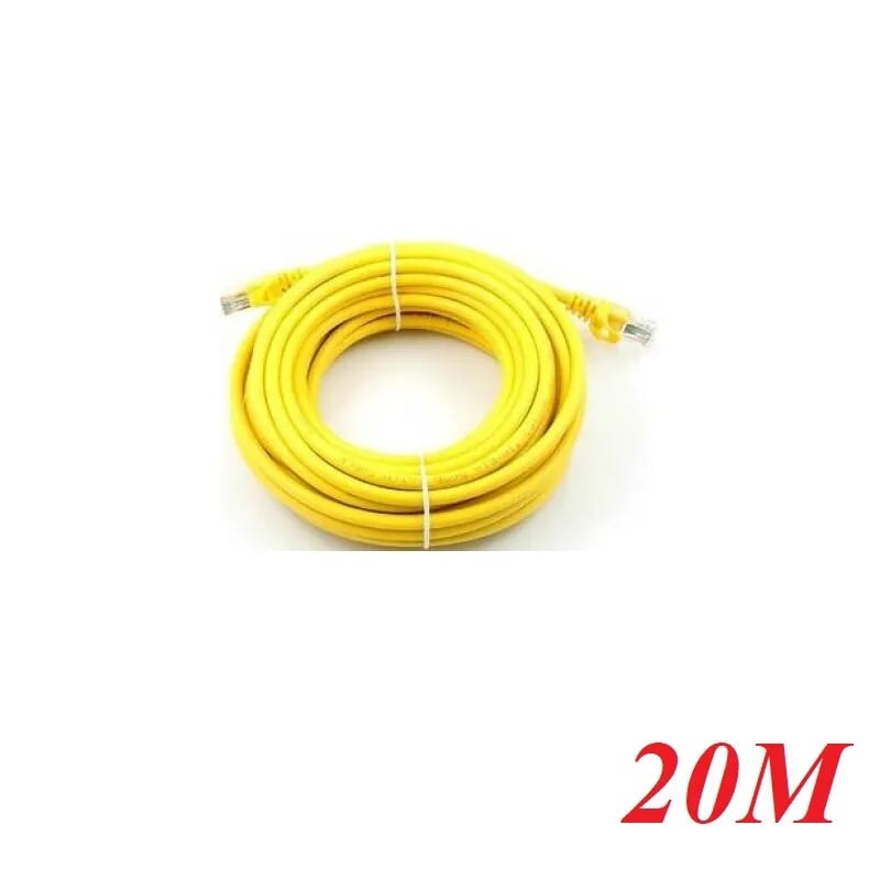 Unitek 97384 Y-C815 20M Màu Vàng Cáp Mạng UTP chuẩn CAT 5E dây tròn