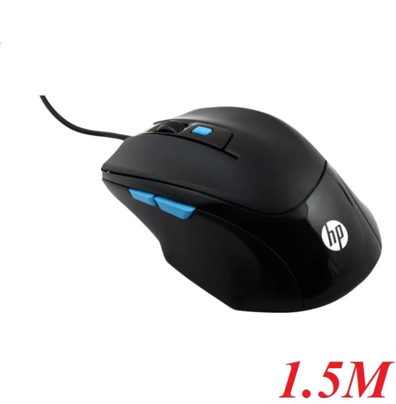 Hp M150 1.5M 6 Nút Bấm 1600 Dpi Mouse Usb Màu Đen Led Tuổi Thọ 5 Triệu Lần Bấm - 98211