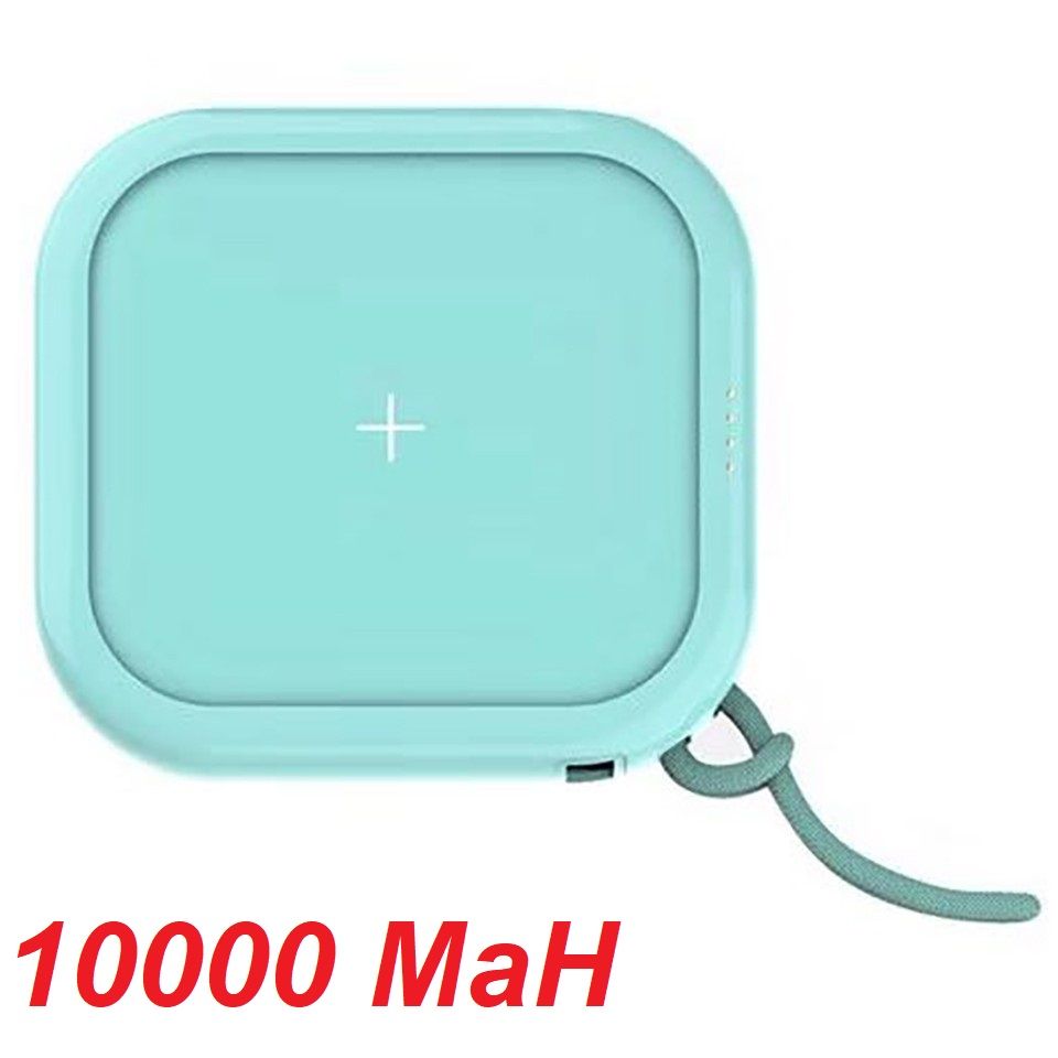 Mipow SPX01W-LB Sạc dự phòng không dây Cube X10000+ Light Blue ( SPX01W-LB ) G