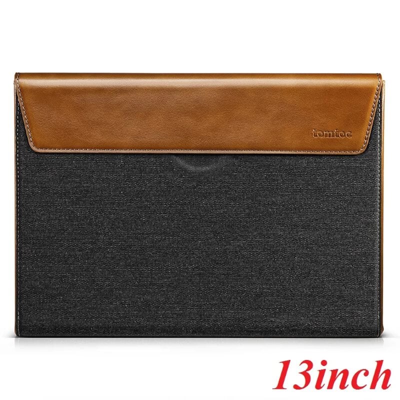 Tomtoc H15-C02Y Túi xách chống sốc TOMTOC Premium leather for MB Pro 13
