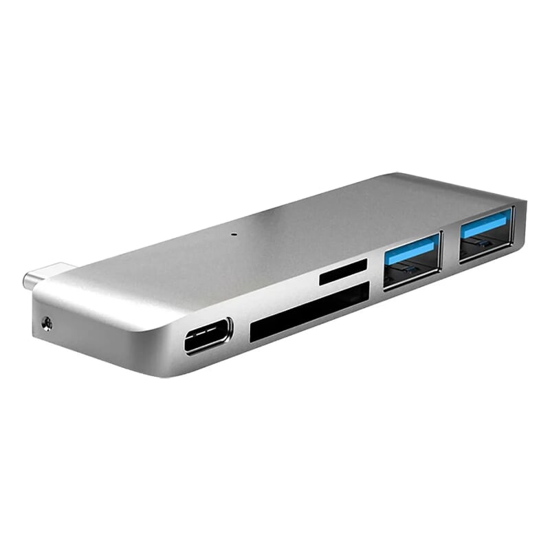 HYPER GN21B-SILVER Cổng chuyển HyperDrive USB Type C 5in1 Hub Charg