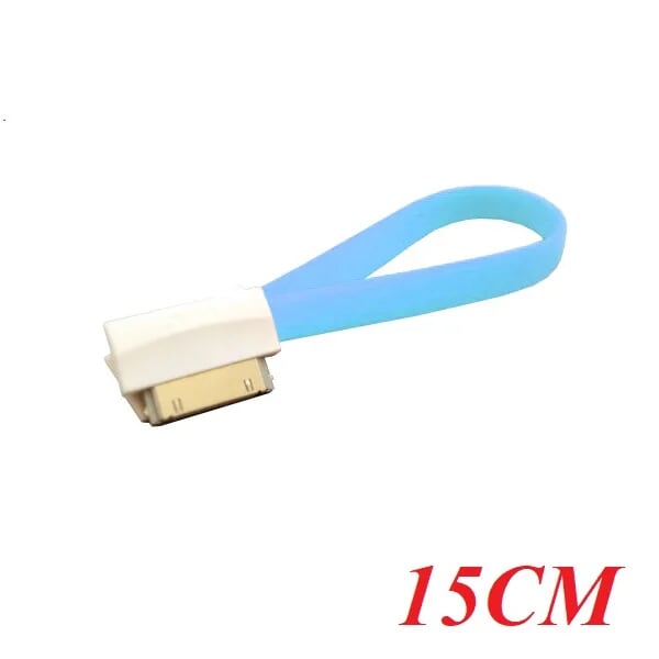 Unitek 96072 Y-C441 15CM Màu Xanh Dương Cáp sạc + truyền dữ liệu Usb 2.0 To Iphone 4