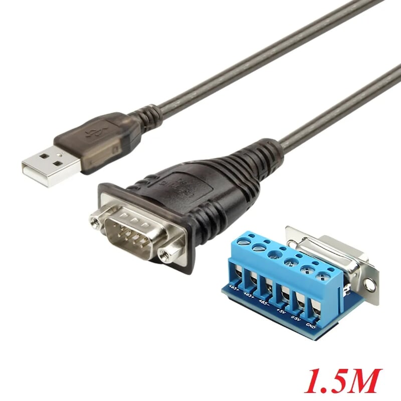 Unitek 96105 Y-1082A 1.5M Cáp chuyển Usb 2.0 sang Rs 422/Rs485 bọc chống nhiễu