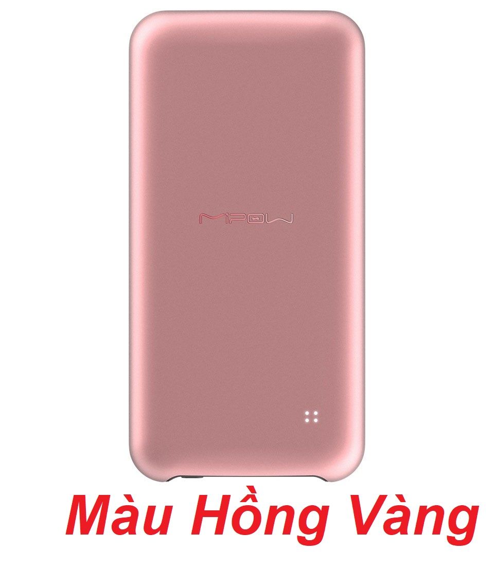 Mipow SPT02-RG Sạc dự phòng Power Cube 10000 mAh PD18W Rose Gold ( SPT02-RGG