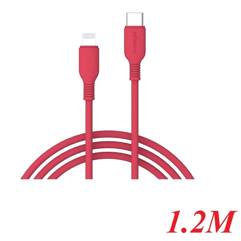 INNOSTYLE J_ICL120_ tORN 1.2M 18W Màu Cam Cáp Innostyle Jazzy usb type c To Lightning MFI Iphone Ipad Ipod 95191