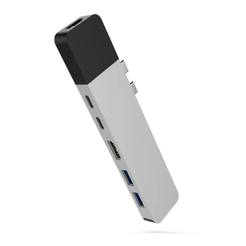 HYPER GN28N-SILVER Cổng chuyển Hyperdrive NET 6in2 USB Type C