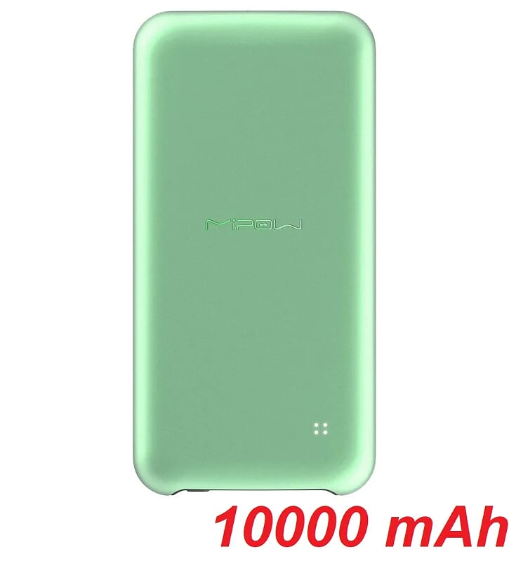 Mipow SPT02-LG Sạc dự phòng Power Cube 10000 mAh PD18W Light Green ( SPT02-LG ) G