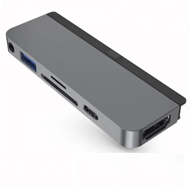 HYPER HD319A-GRAY Cổng chuyển chuyên dụng HyperDrive USB-C Hub for iPad