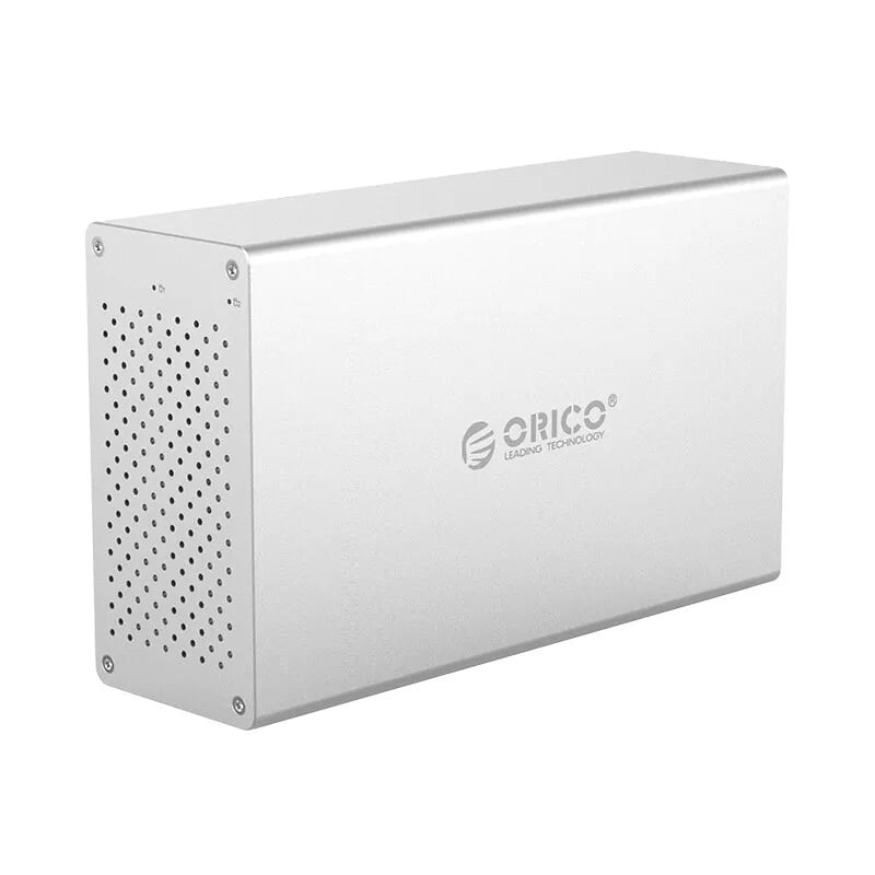 Orico WS200C3-EU-SV Hộp ổ cứng 2 khay 3.5'' USB 3.0 Màu Bạc - 96563