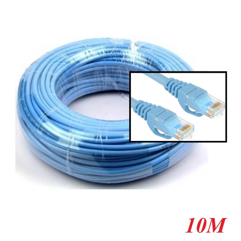 Unitek 96056 Y-C813ABL 10M Màu Xanh Cáp Mạng UTP chuẩn CAT 6 dây tròn